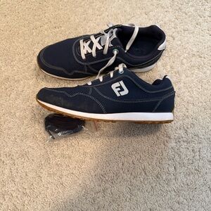 FootJoy Navy and White Women's Golf Retro Sneakers